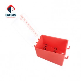 Стационарный Lock-бокс из инженерного ABS пластика, красный